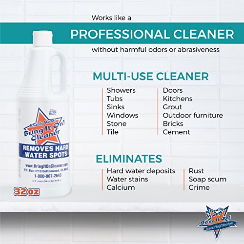 BIO Tub Tile and Fiberglass Cleaner 32 Ounces Clean Stained Grout