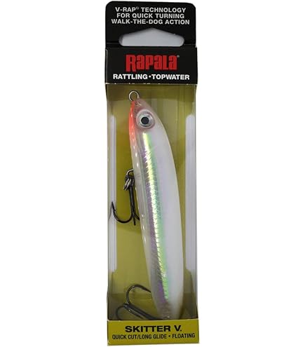 Leurre De Surface Rapala Skitter V – 10 Cm, 14 G, Corps Translucide, Walking-the-dog, Flottant