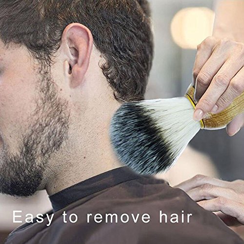 Dachshaar Rasierpinsel,JUSTIME Badger Shaving Brush Dachshaar Männer Rasierpinsel Holzfarbe Rasierpinsel,100% Dachshaar für die perfekte Rasur