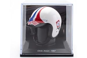 OPO 10 - Formula 1 Helmet Compatible with Ferrari F1: Chris Amon 1967-1/5 Scale - CAS28