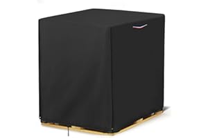 Loenel Pallet Cover, Waterproof Heavy Duty Pallet Covers Fits Large Pallets Up to 53" x 53" x 75", Fade Resistant Cargo Turnover Cover With Zipper