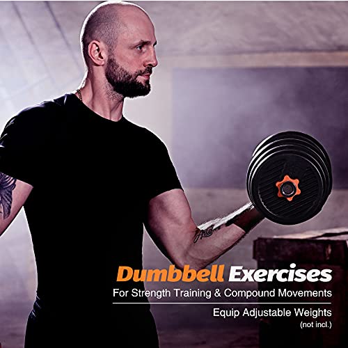 ZELUS Kettlebell Grip for Dumbbell, Kettlebell Handle for Plates, 6 in