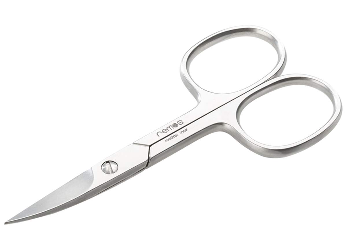 REMOS Nail Scissors Stainless [INOX] 9.5cm - for Fingernails & Thin toenails