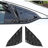 YUZHONGTIAN 2018-2020 for Honda Accord Window Scoop Louvers Cover ABS 2PCS (Carbon Fiber Style)