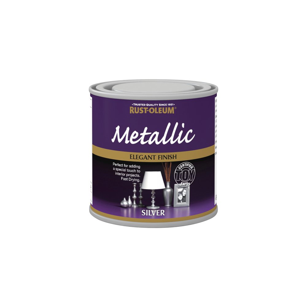 Rust-Oleum 250ml Metallic Toy-Safe Paint - Silver