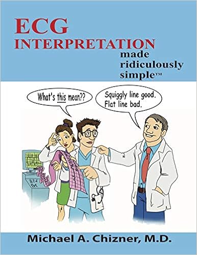 Ecg Interpretation Made Ridiculously Simple Chizner M D Michael A 9781935660422 Amazon Com Books