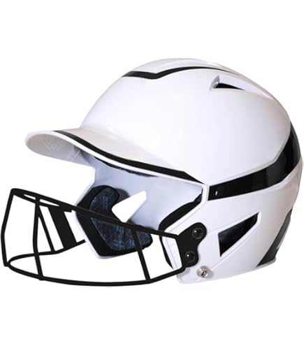 Casque De Softball Rip-it Vision Classic Jeune S/M Blanc Bleu Rouge