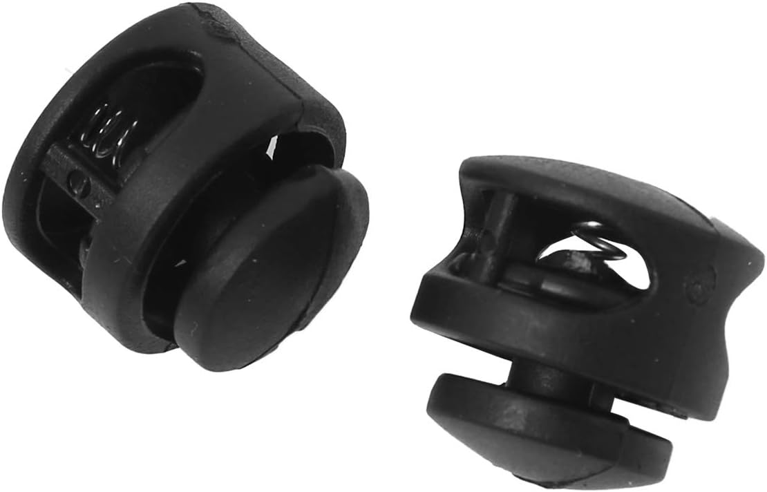 Ranrann 50Pcs Serrage Cordon Serrure De Corde à Ressort Bouton