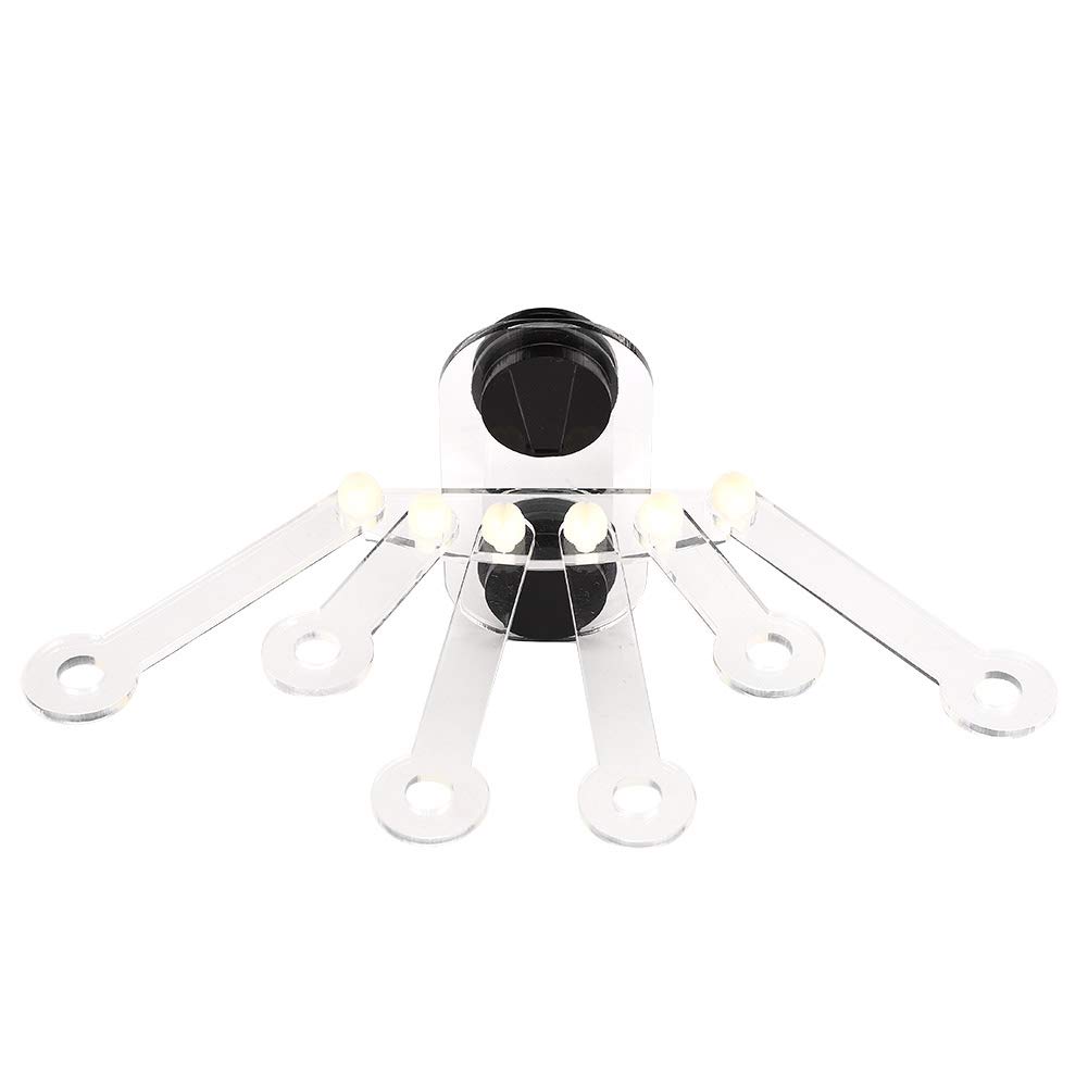 Cikonielf Acrylic Coral Racks Holder 6 Claw Tree Shape Brackets Transparent Fish Tank Bracket Holder Strong Magnet Coral Bracket for Fish Tanks Aquarium