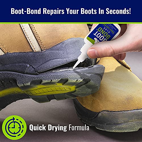 BOOT BOND Boot Glue Quick Dry Boot Repair Formula Works in Seconds