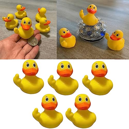 Rubber Ducks 5 Pack The Finger Rubber Duck, Cute Small Rubber Ducks