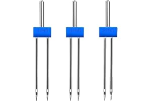 3 Size Twin Needles for Sewing Machine, Stretch Machine Double Twin Needles Pins for Household Sewing Machine, 3 Size Mixed 2