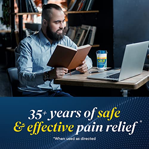 ADVIL LIQUI-GELS PAIN RELIEVER AND FEVER REDUCER, PAIN MEDICINE FOR ADULTS WITH IBUPROFEN 200MG FOR HEADACHE, BACKACHE, MENSTRUAL PAIN AND JOINT PAIN RELIEF – 80 LIQUID FILLED CAPSULES(PACK OF 1)