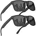MAXJULI Polarized Sunglasses for Men and Women,UV Protection Rectangular Sun Glasses 8806