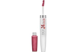 Maybelline New York Superstay 24, 2-Step Lipcolor, Timeless Rose 090, (Pack of 1)