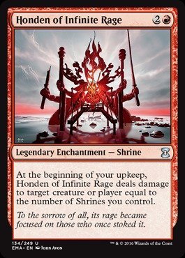 Magic: the Gathering - Honden of Infinite Rage (134/249) - Eternal Masters