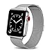 BRG for Apple Watch Band 38mm 42mm, Stainless Steel Mesh Milanese Loop with Adjustable Magnetic Closure Replacement iWatch Band for Apple Watch Series 3 2 1 (silver, 38mm)