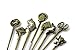 REINDEAR GOT Game of Thrones Costume Brushes Merchandise - Daenerys Targaryen Stark Mother of Dragon Iron Throne Makeup Brushes (Bronze)