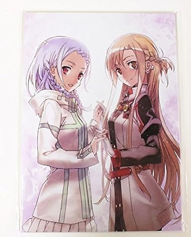 Amazon 劇場版 ソードアートオンライン オーディナルスケール 店舗共通早期予約特典 描き下ろし キャンバスイラストカード アニメ 萌えグッズ 通販