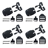 4 Set Spa Hot Tub Cover Broken Latch Repair Kit Have Slot - Replace Latches Clip Lock with Keys and Hardwares