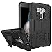 Zenfone 3 5.2 ZE520KL Case,Mama Mouth Shockproof Heavy Duty Combo Hybrid Rugged Dual Layer Grip Cover with Kickstand for Asus Zenfone 3 5.2 ZE520KL(with 4 in 1 Packaged),Black