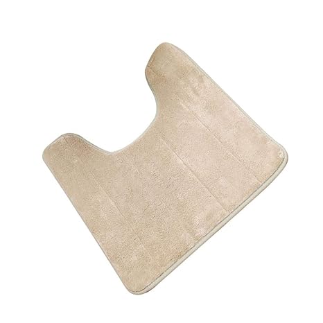 Gysad Badezimmer teppiche WC-Matte U-förmige Memory-Baumwolle Für Fußbodenheizung, Waschbar, Badematte und WC-Vorleger, Für S