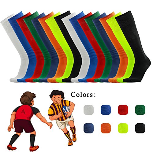 image for Sport Football Socks, 3street Unisex Wicking Moisture Colorful Classic