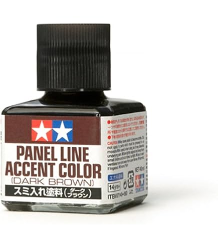 Amazon.com: Tamiya 87131 Panel Line Accent Color Black 40ml : Arts
