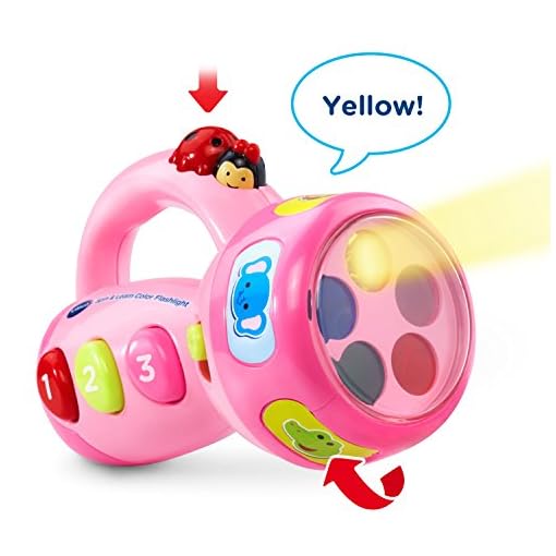 VTech Spin and Learn Color Flashlight Amazon Exclusive, Pink - Image 3