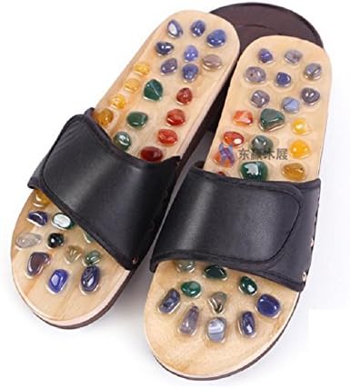 Foot acupoints natural natural agate massage slippers foot massage foot massage home sandals , 43