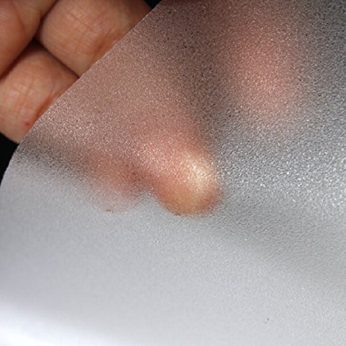 Leyden 24-by-72-Inch Non-Adhesive Frosted Privacy Glass Window Films - Thumbnail 2