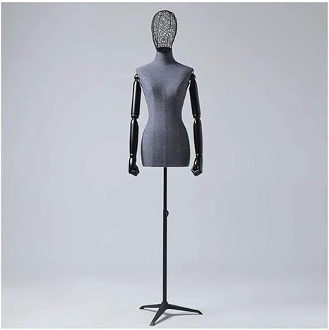 Amazon Co Jp 人体模型 マネキンファッションショー学生フールテーラーバスト木製アーム高さ調節大人服マネキンシェルフ ホビー