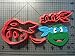 Happy Teenage Mutant Ninja Turtle Cookie Cutter Set (2 inches)