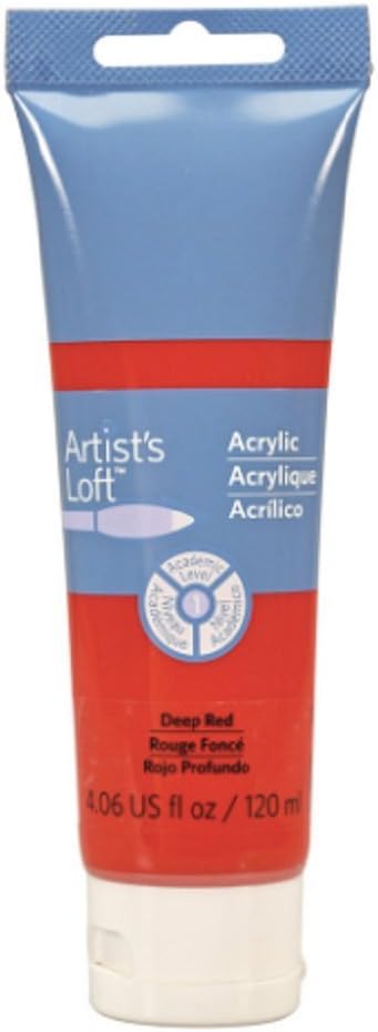 Artist's LoftAcrylic Paint, 4 oz (Deep Red)