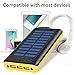Portable Charger Solar Charger Power Bank 24000mah High Capacity 3 USB Output Ports Backup Battery Compatible with Cell Phone Tablet Android Phone and More