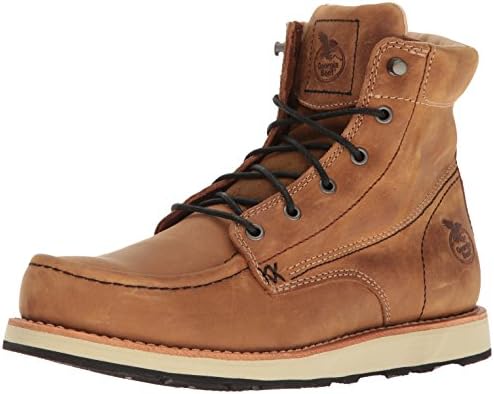 Georgia GB00171 Mid Calf Boot, Saddle Tan, 11 M US