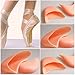 PIXNOR 2 pcs Toe Pads Protector Silicon Ballet Shoes Toe Caps Gel