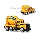 Coolplay Inertia Toy Early Engineering Vehicles Friction Powered Dumper,Bulldozers,Forklift,Tank Truck,Asphalt Car and Excavator for Children Kids Boys and Girls ( Pack of 6)