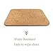 BOEISEN Cork Mat Bath Mat Non-slip Absorbent Bathmats Natural Doormats Kitchen Mat-23.6''x17.7''x0.4''-1PC