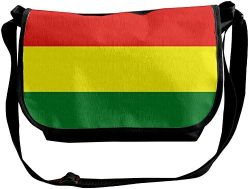 HUEH Classic Bolivian Flag Outdoor Shoulder Crossbody Sling Messenger Bags For Men Women