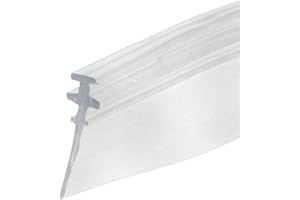 Shower Door Bottom Sweep Clear Rubber 24 Inch Length by FilterMee