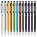UROPHYLLA Stylus Pen,UROPHYLLA 12pcs Universal 2 in 1 Capacitive Ballpoint Stylus Pens for Touch Screen iPhone,Samsung,HTC,Kindle,Tablet,All Capacitive Touch Screen Device Stylus for iPad (12 Colors)