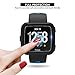  For Fitbit Versa Screen Protector, Penta Stars for Fitbit Versa Tempered Glass Screen Protector for Smartwatch, Waterproof, Scratch Resist, Bubble-free, 9H Hardness, Fingerprint Proof, 3 Packs