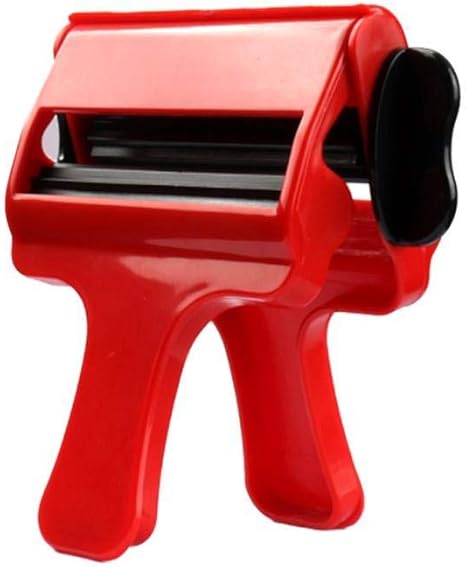 Amazon 歯ブラシスタンド チューブ絞り器 チューブリンガー 軟膏押出器 ために 歯磨き粉 クリーム 化粧品 絵の具 白髪染め 赤 歯ブラシスタンド ホーム キッチン オンライン通販