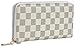 Rita Messi Women's Checkered Zip Around Wallet and Phone Clutch RFID Blocking Card Holder Organizer (Tiffany)