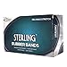 Alliance Rubber 24545 Sterling Rubber Bands Size #54, 1 lb Box (Assorted sizes, Natural Crepe)