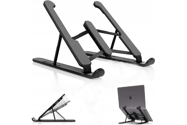 Suporte Ajustável Liga ALUMINIO para Notebook, 6 POSICOES, saida de ar, serve para notebook tablet celular qualquer eletronic