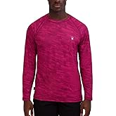 Spyder Men's Long Sleeve Rashguard – Quick-Dry Swim Shirt Sun Protection, Performance Top