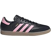 adidas Mens Samba Inter Miami Lace Up Sneakers Shoes Casual - Black, Pink - Size 10.5 M