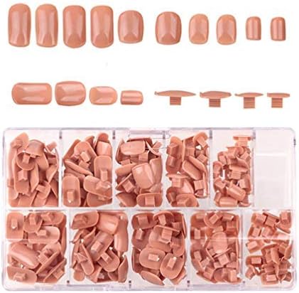 Nail Tip 200pcs/pack Replacement Refill False Nail Fake Nails Tips Set For Practice Training Trainer Hand DIY Nail Art Salon Tips 5 Sizes